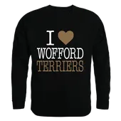 W Republic I Love Crewneck Sweatshirt Wofford Terriers 552-415