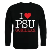 W Republic I Love Crewneck Sweatshirt Pitt State Gorillas 552-427