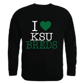 W Republic I Love Crewneck Sweatshirt Kentucky State University Thorobreds 552-432