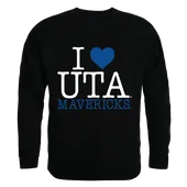 W Republic I Love Crewneck Sweatshirt Texas-Arlington Mavericks 552-433