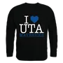 W Republic I Love Crewneck Sweatshirt Texas-Arlington Mavericks 552-433