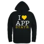 W Republic I Love Hoodie Appalachian State Mountaineers 553-104