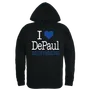 W Republic I Love Hoodie Depaul Blue Demons 553-121