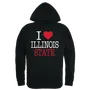 W Republic I Love Hoodie Illinois Fighting Illini 553-124
