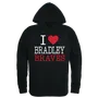 W Republic I Love Hoodie Bradley Braves 553-270