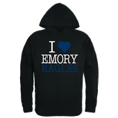 W Republic I Love Hoodie Emory Eagles 553-299