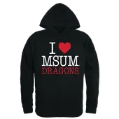 W Republic I Love Hoodie Minnesota State Moorhead Dragons 553-343