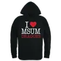 W Republic I Love Hoodie Minnesota State Moorhead Dragons 553-343