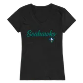 W Republic Women's Script Tee Shirt North Carolina Wilmington Seahawks 555-139