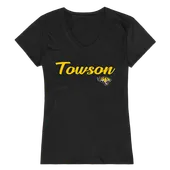 W Republic Women's Script Tee Shirt Towson Tigers 555-153