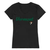 W Republic Women's Script Tee Shirt Vermont Catamounts 555-155