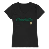 W Republic Women's Script Tee Shirt North Carolina Charlotte 49Ers 555-194