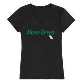 W Republic Women's Script Tee Shirt North Texas Mean Green 555-195