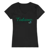 W Republic Women's Script Tee Shirt Tulane Green Wave 555-198