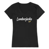 W Republic Women's Script Tee Shirt Northern Arizona Lumberjacks 555-227