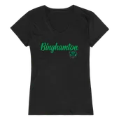 W Republic Women's Script Tee Shirt Binghamton University Bearcats 555-267