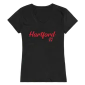 W Republic Women's Script Tee Shirt University Of Hartford Hawks 555-310