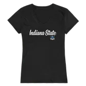 W Republic Women's Script Tee Shirt Indiana State Sycamores 555-314