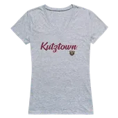 W Republic Women's Script Tee Shirt Kutztown Golden Bears 555-321