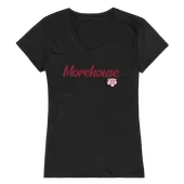 W Republic Women's Script Tee Shirt Morehouse College Tigers 555-346
