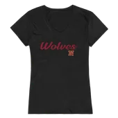 W Republic Women's Script Tee Shirt Northern State University Wolves 555-355