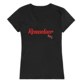 W Republic Women's Script Tee Shirt Rensselaer Polytechnic Institute 555-367