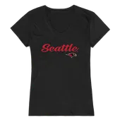 W Republic Women's Script Tee Shirt Seattle University Redhawks 555-378