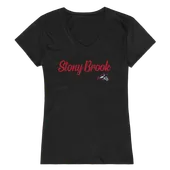 W Republic Women's Script Tee Shirt Stony Brook Seawolves 555-388