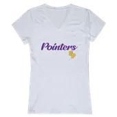 W Republic Women's Script Tee Shirt Wisconsin Stevens Point Pointers 555-412