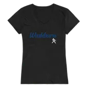 W Republic Women's Script Tee Shirt Washburn Ichabods 555-431