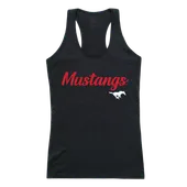 W Republic Women's Script Tank Shirt Southern Methodist Mustangs 557-150
