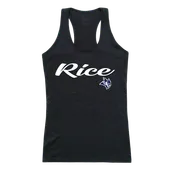 W Republic Women's Script Tank Shirt Rice Owls 557-172