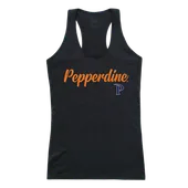 W Republic Women's Script Tank Shirt Pepperdine Waves 557-196