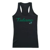 W Republic Women's Script Tank Shirt Tulane Green Wave 557-198