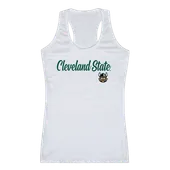 W Republic Women's Script Tank Shirt Cleveland State University 557-282