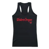 W Republic Women's Script Tank Shirt Western Oregon Wolves 557-406