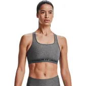 Under Armour Women's Armour Mid Crossback Heather Sports Bra 1361036