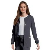 Landau Scrub Zone 3 Pocket Scrub Jacket For Women 75221