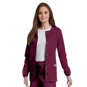 Landau Scrub Zone 3 Pocket Scrub Jacket For Women 75221