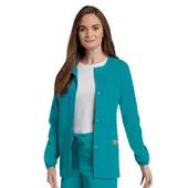 Landau Scrub Zone 3 Pocket Scrub Jacket For Women 75221