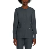 Landau Essentials 4 Pocket Scrub Jacket For Women 7525