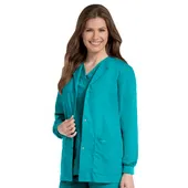 Landau Essentials 4 Pocket Scrub Jacket For Women 7525