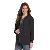 Landau Essentials 4 Pocket Scrub Jacket For Women 7525