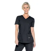 Landau Essentials 4 Pocket Scrub Top For Women 8111