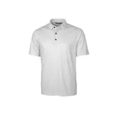 Cutter & Buck Mens Pike Double Dot Print Stretch Polo BCK00137