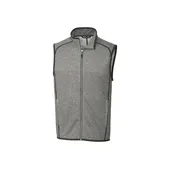 Cutter & Buck Mens Mainsail Sweater-Knit Full Zip Vest BCO00047