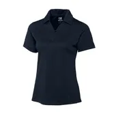 Cutter & Buck Ladies Cb Drytec Genre Textured Polo LCK02289