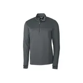 Cutter & Buck Mens Traverse Stripe Quarter Zip Pullover MCK00088