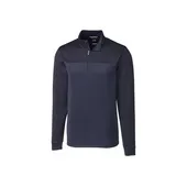 Cutter & Buck Mens Traverse Stripe Quarter Zip Pullover MCK00088