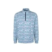 Cutter & Buck Mens Traverse Camo Quarter Zip Pullover MCK01081